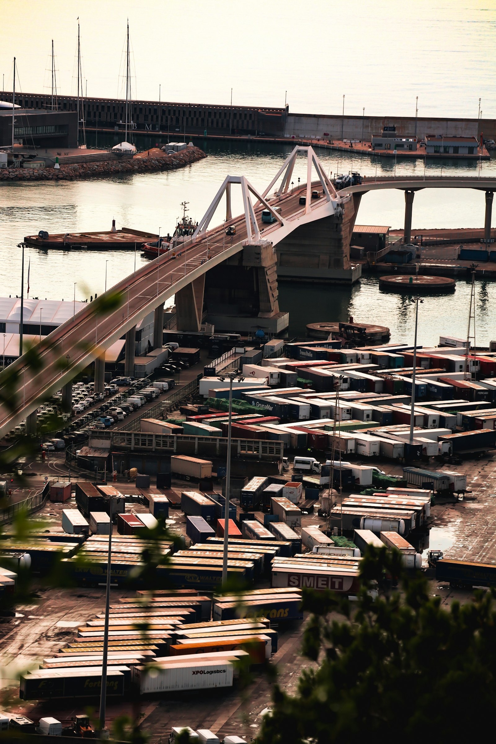 Industrial port logistics